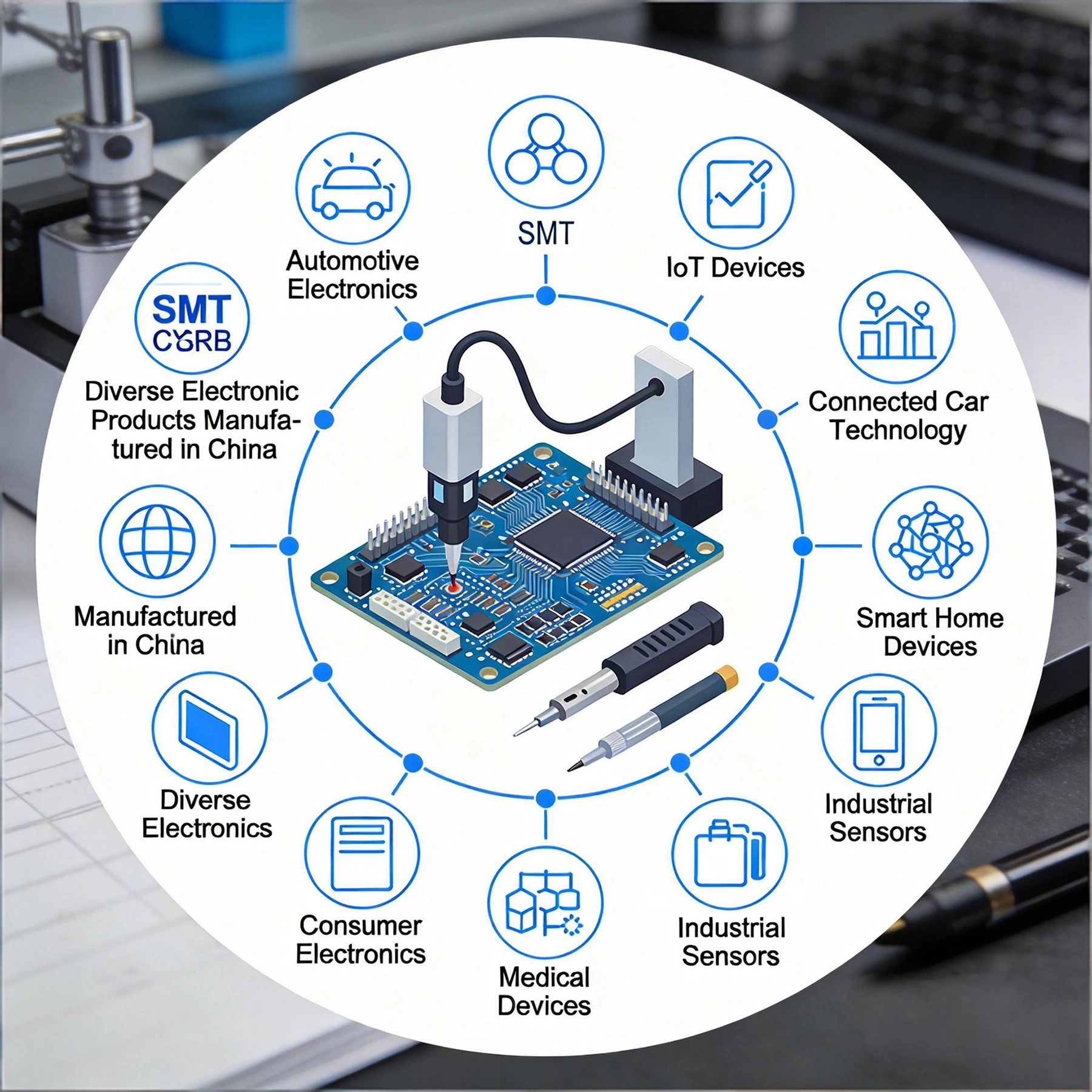 Top Applications of SMT PCB Assembly in China From Automotive to IoT