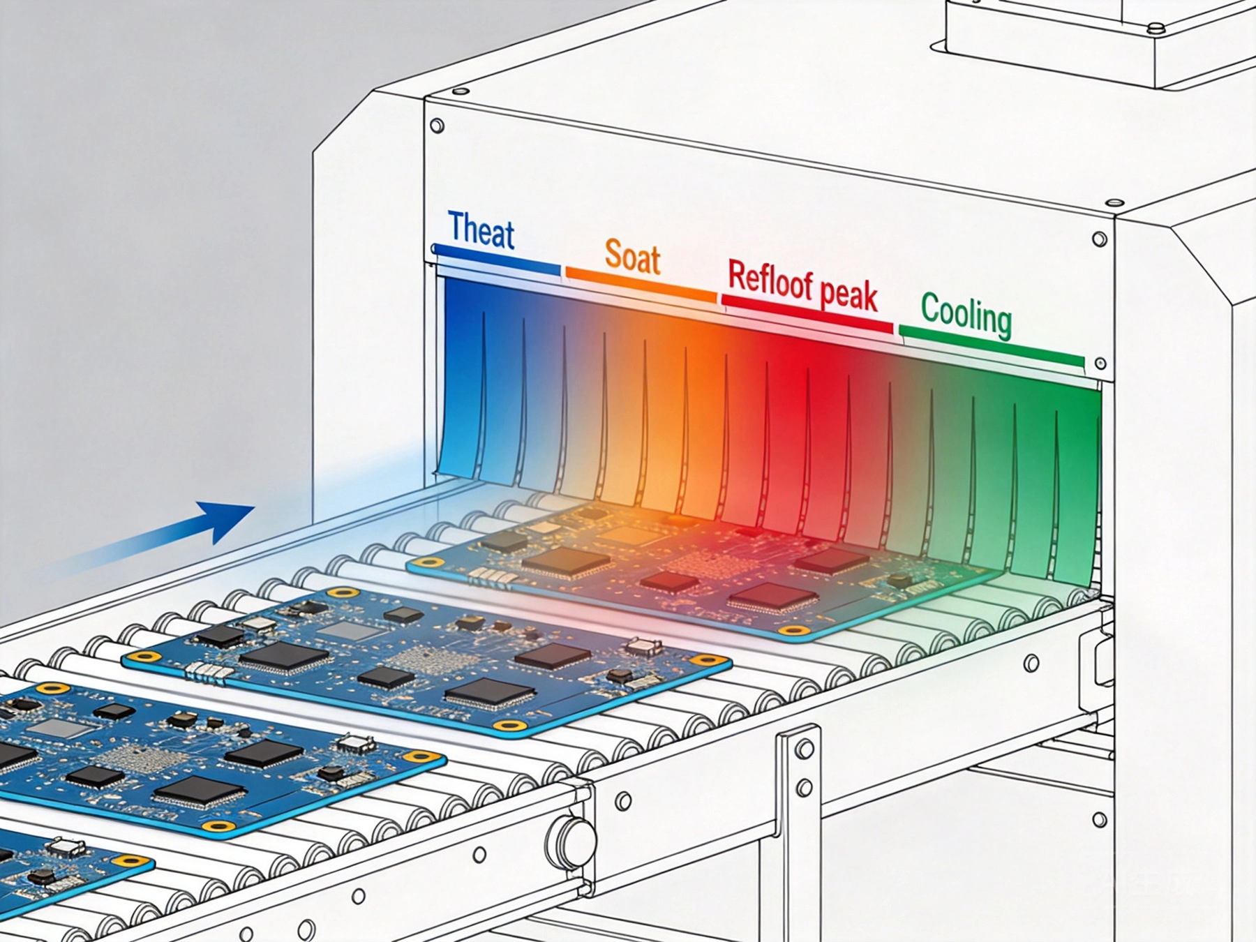 Understanding Reflow Soldering Profiles Used in SMT PCB Assembly China